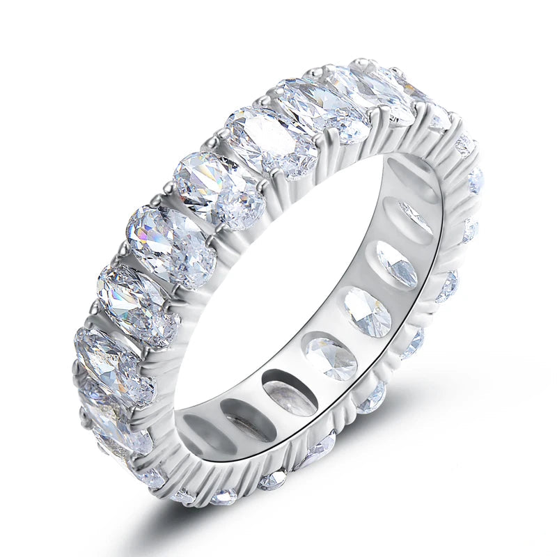 Classic Oval Sparkling Ring